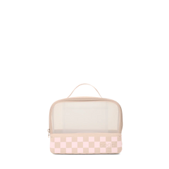 Boggs N' Ends - Checkered Linen/ Pink Marshmallow