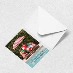 Happy Birthday Umbrella Greeting Card