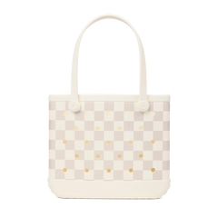 Baby Bogg Bag - Checkered Coconut/Mushroom