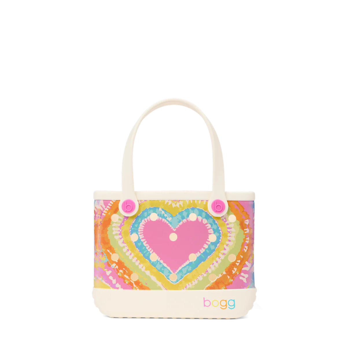 Bitty Bogg Bag - Dye-licious Heart Pink Taffy